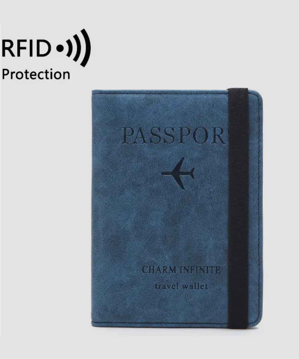 Leather RFID Blocking Passport Holder