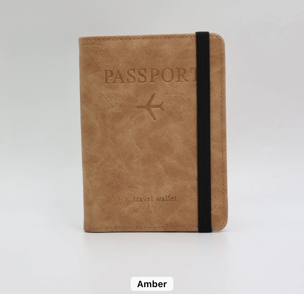 Leather RFID Blocking Passport Holder - Image 4