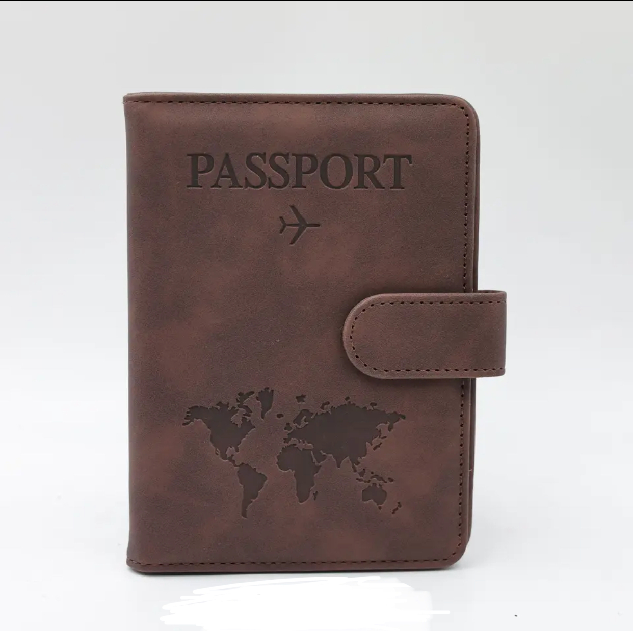 Leather RFID Blocking Passport Holder - Image 3